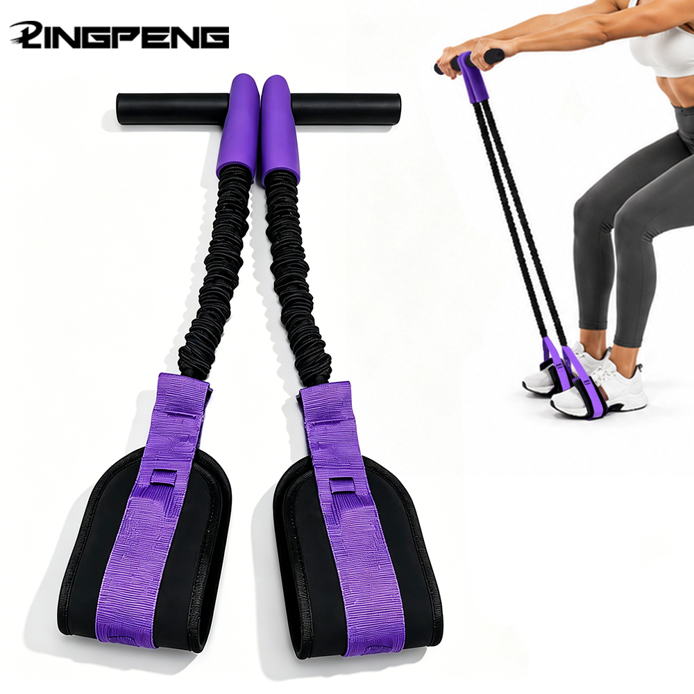 Home Gym Resistance Machine - Equipamento Profissional para Abdominais: Faixas Elásticas