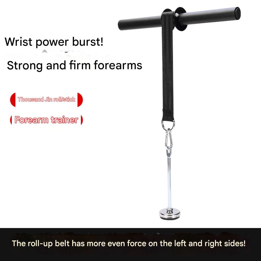 Wrist Roller Forearm - Rolo de pulso portátil profissional, treinador