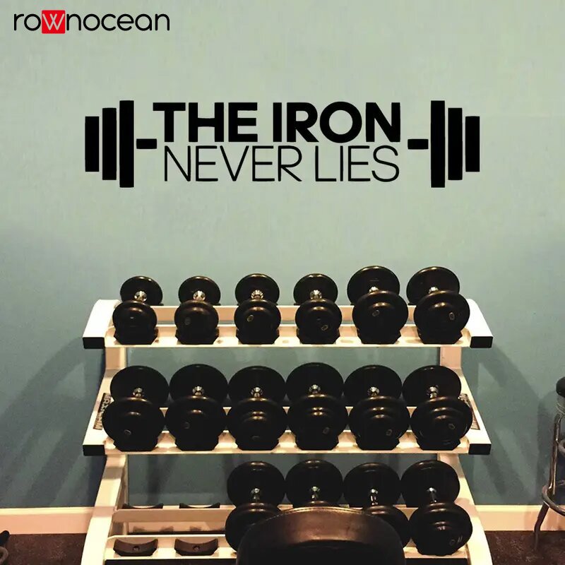 Home Gym Nevada - Sinal de ginástica The Iron Never