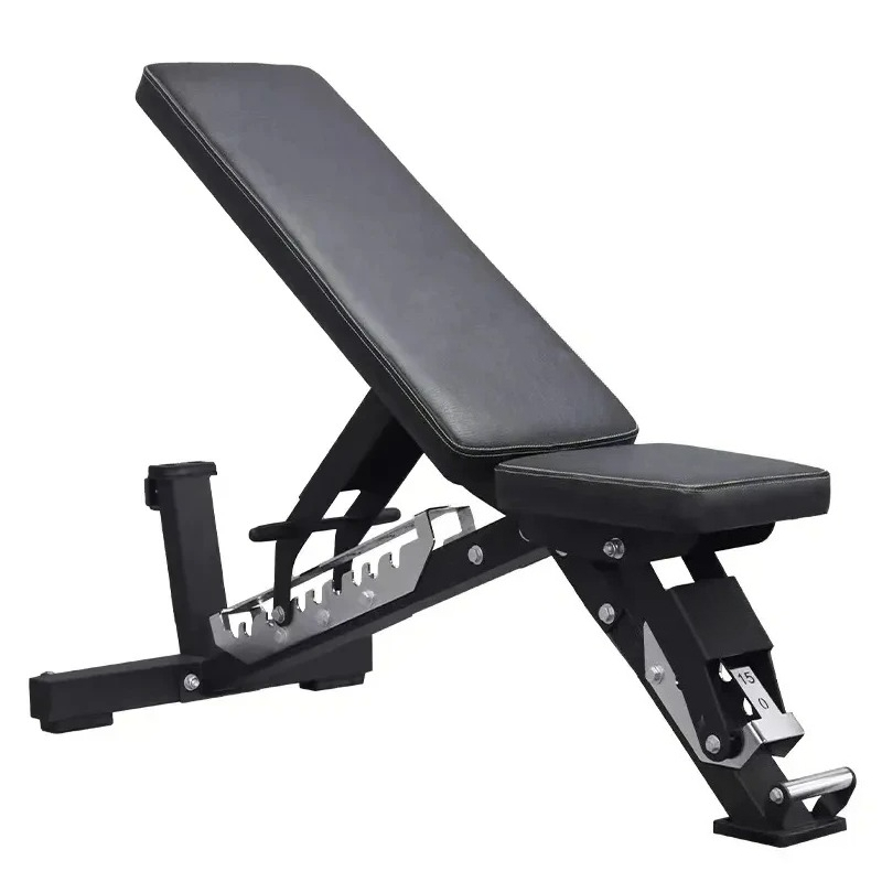 Home Gym Weight Bench - Banco dobrável com halteres ajustável -