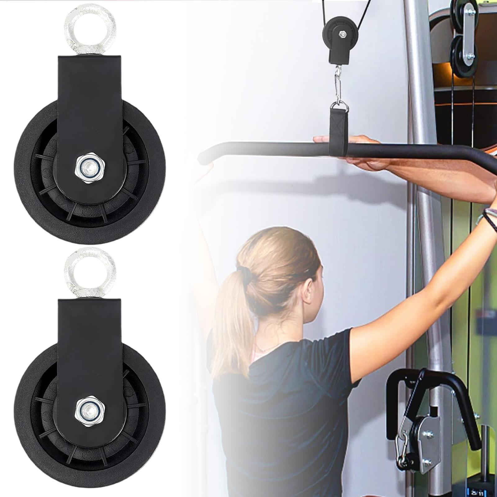 Polia de ginástica de aço resi - Home Gym Cable Pulley System avaliação e preço