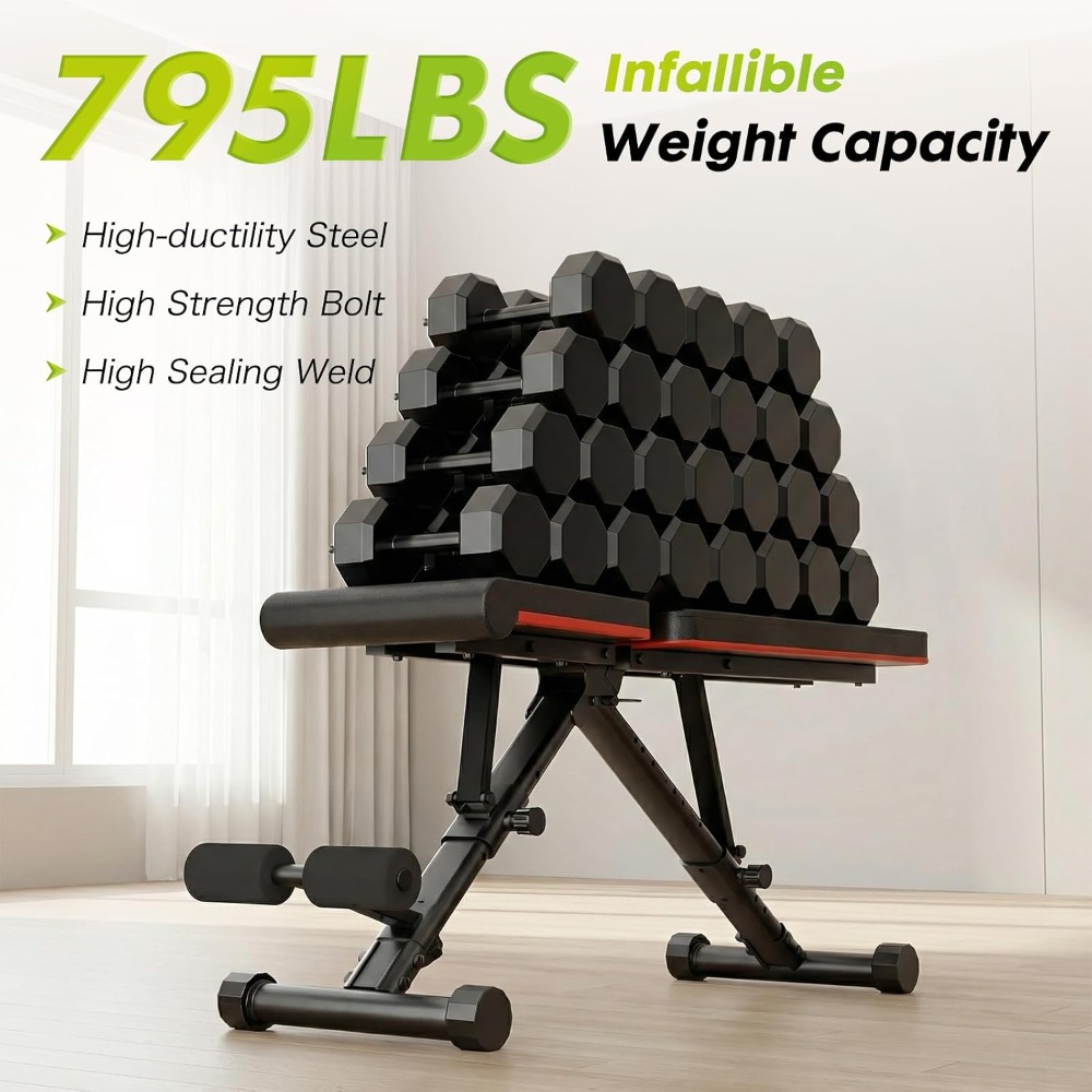 Banco de musculação ajustável  - Home Gym Weight Bench avaliação e preço