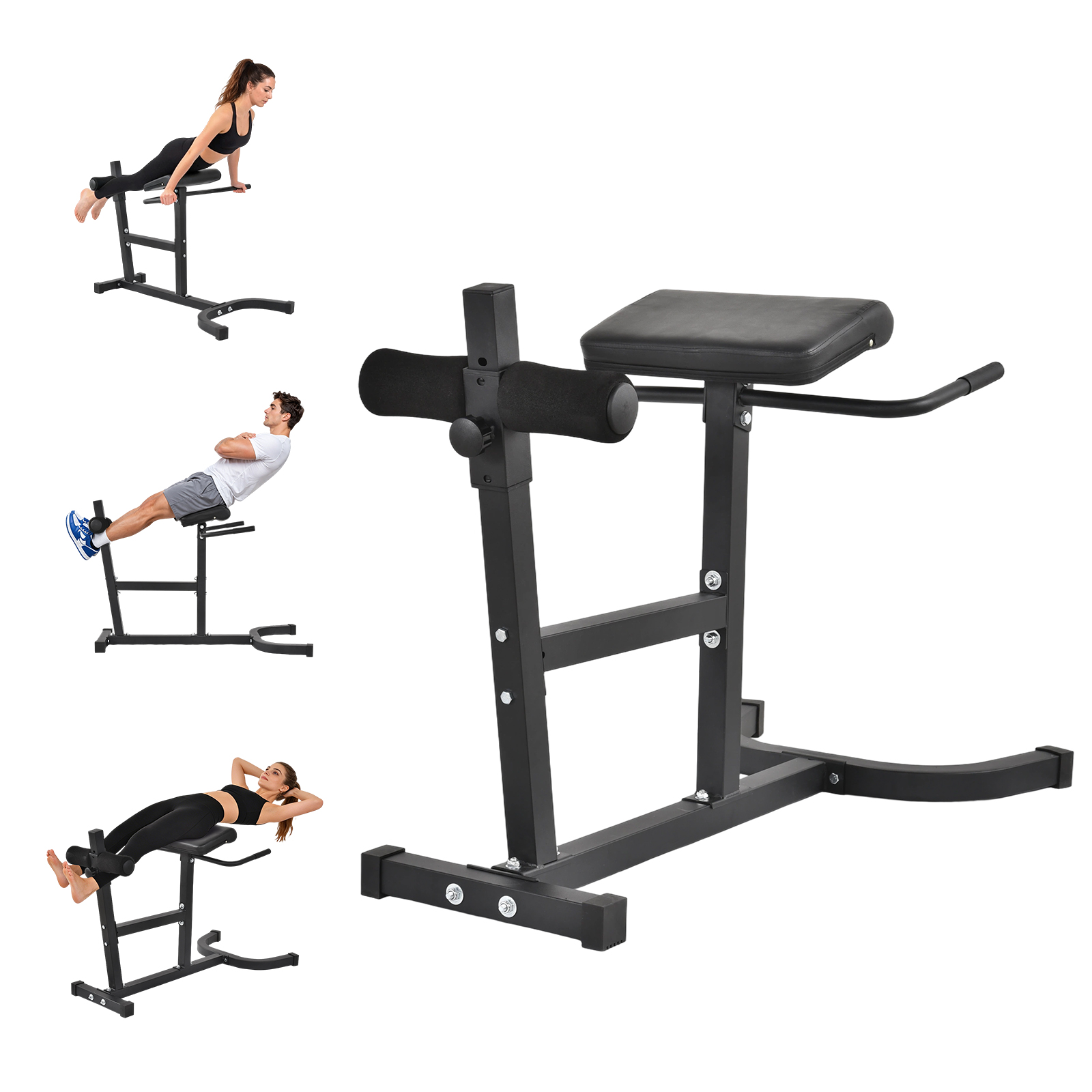 Banco de Hiperextensão (Cadeir - Home Gym Weight Bench avaliação e preço