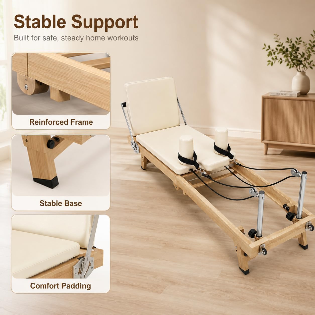 Máquina de Pilates Dobrável de - Home Gym Tunturi avaliação e preço