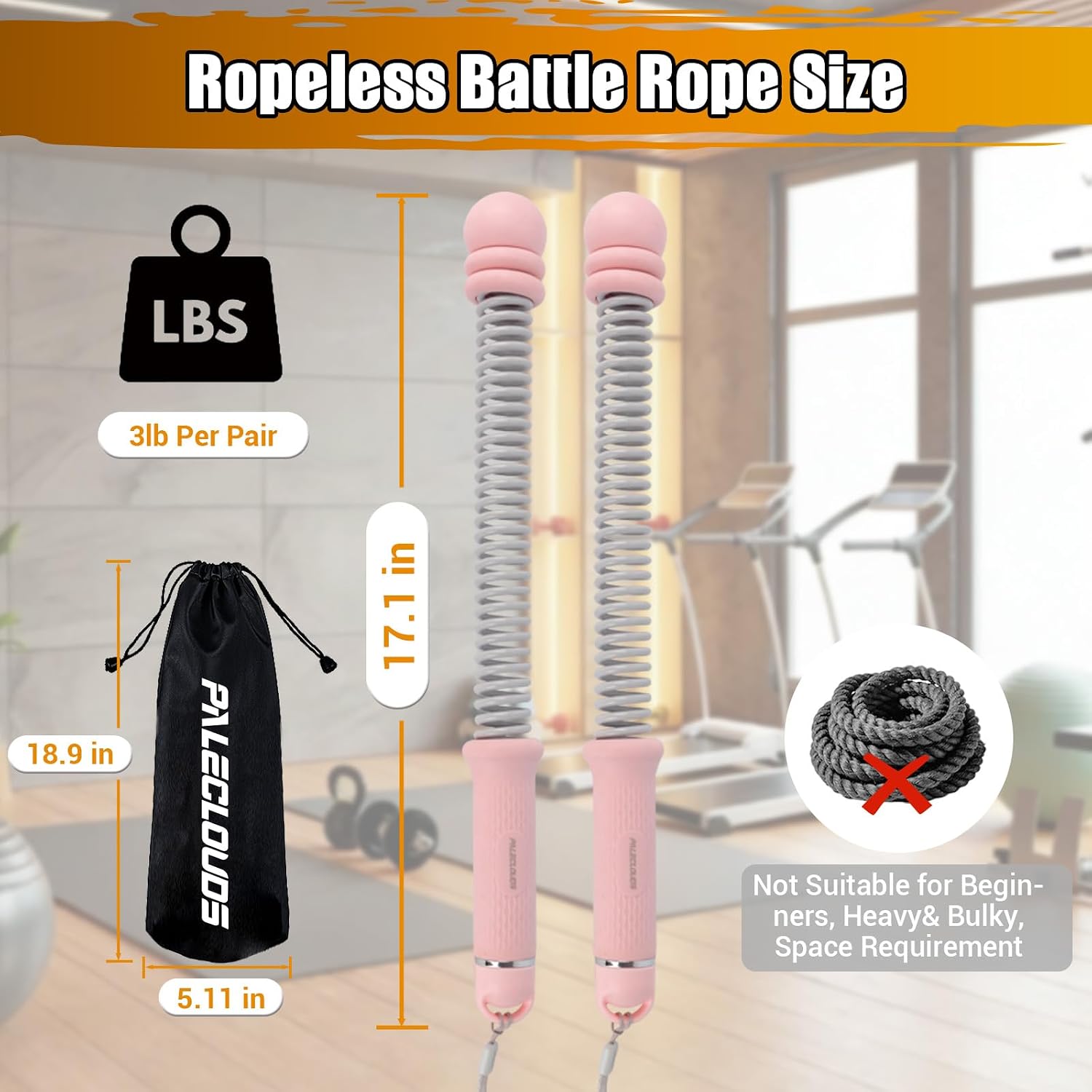 Corda de Batalha Portátil Sem  - Home Gym Equipments avaliação e preço