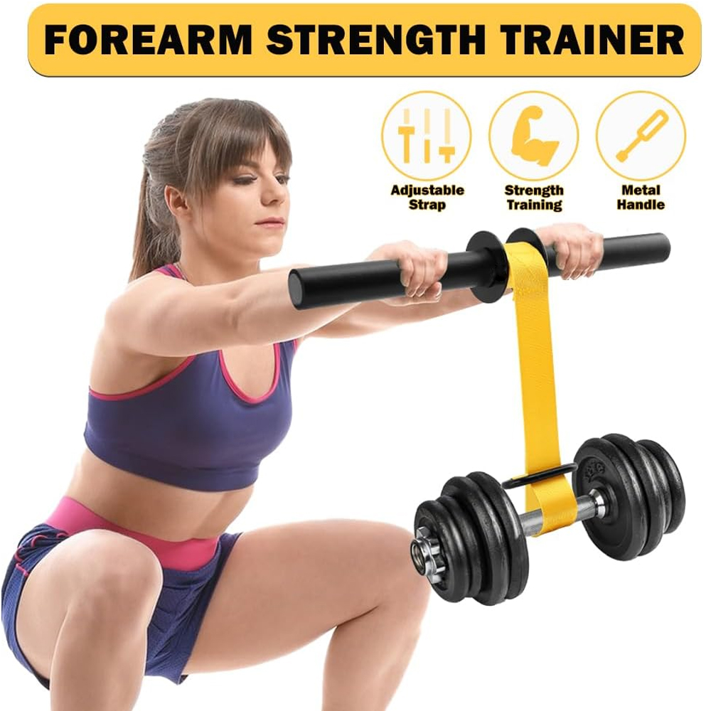 Rolo de pulso para treinador d - Wrist Roller Forearm avaliação e preço