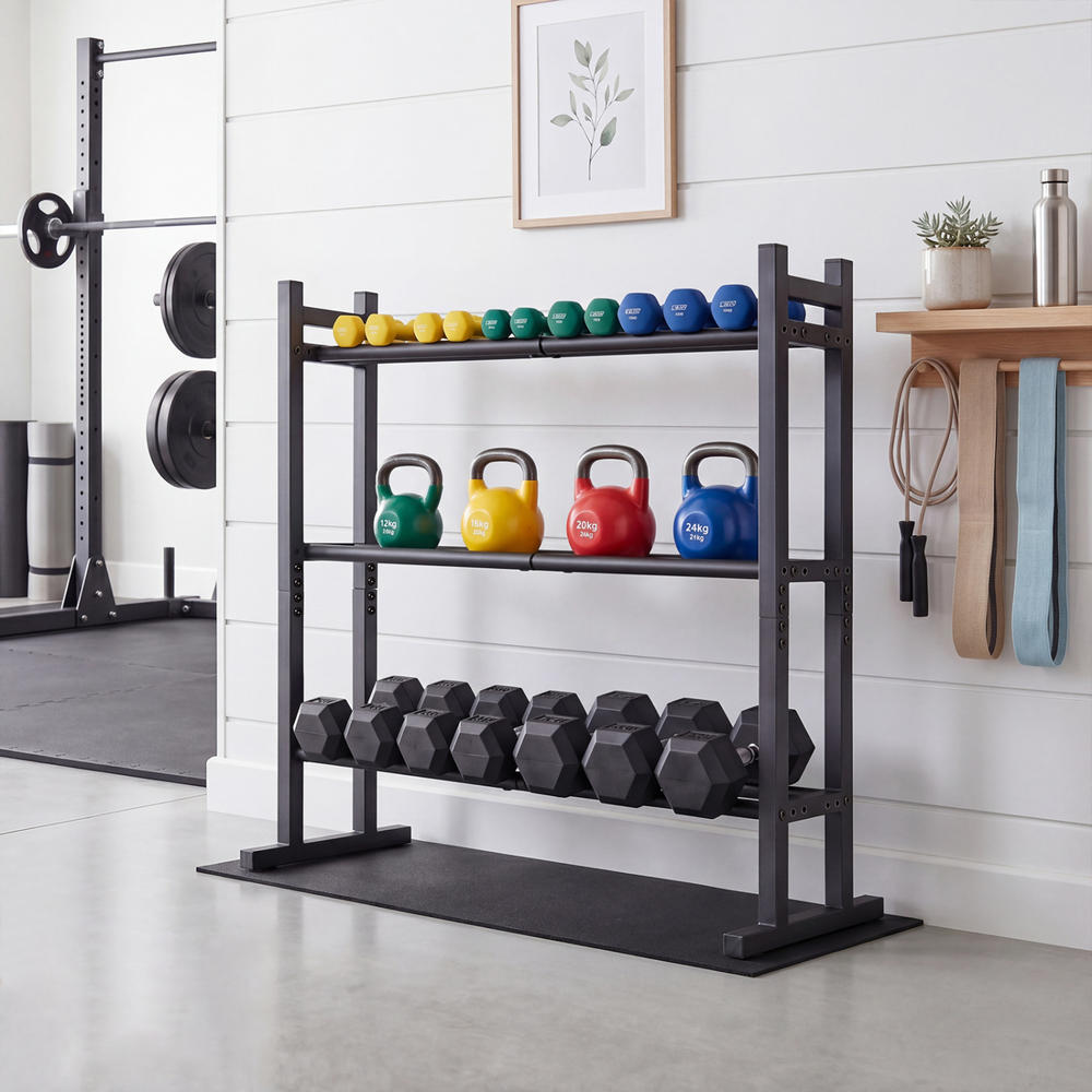 Suporte para Halteres de 3 Nív - Home Gym Equipments avaliação e preço
