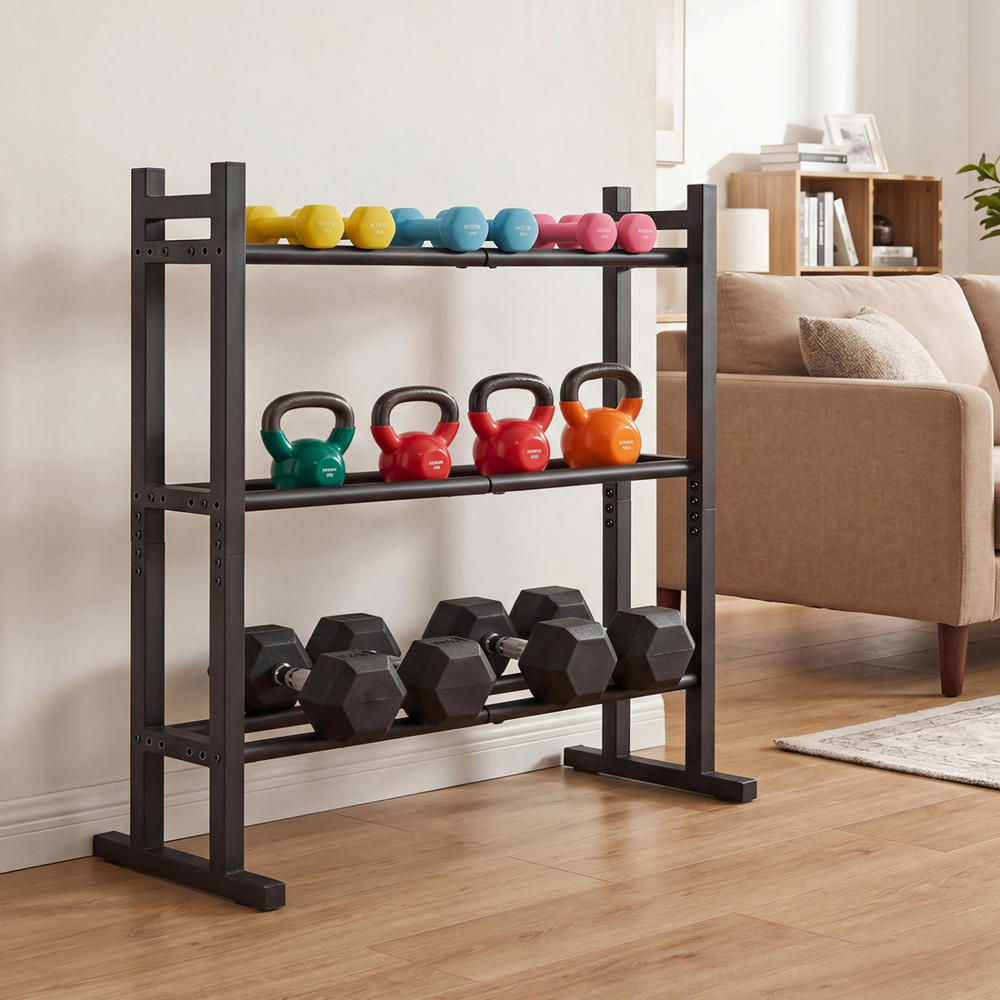 Suporte para Halteres de 3 Nív - Home Gym Equipments avaliação e preço