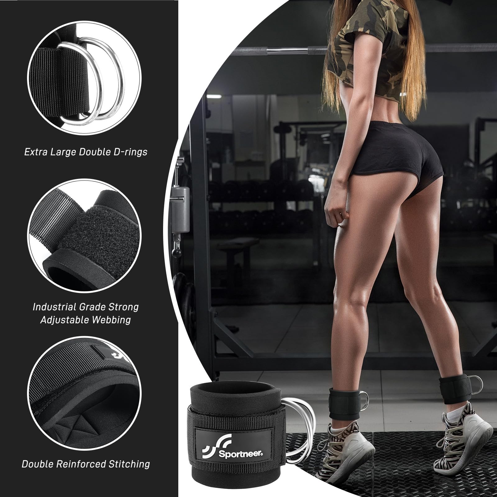Sportneer tiras de tornozelo a - Home Gym Tunturi avaliação e preço