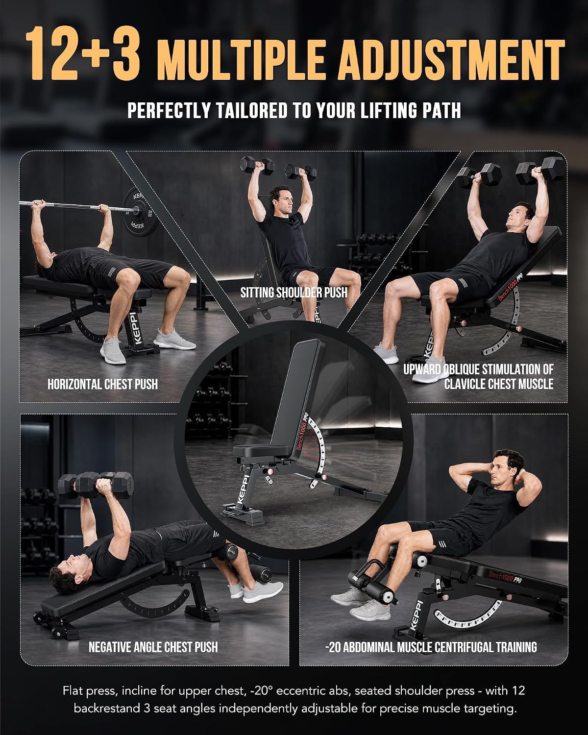Banco de Musculação Ajustável  - Home Gym Weight Bench avaliação e preço