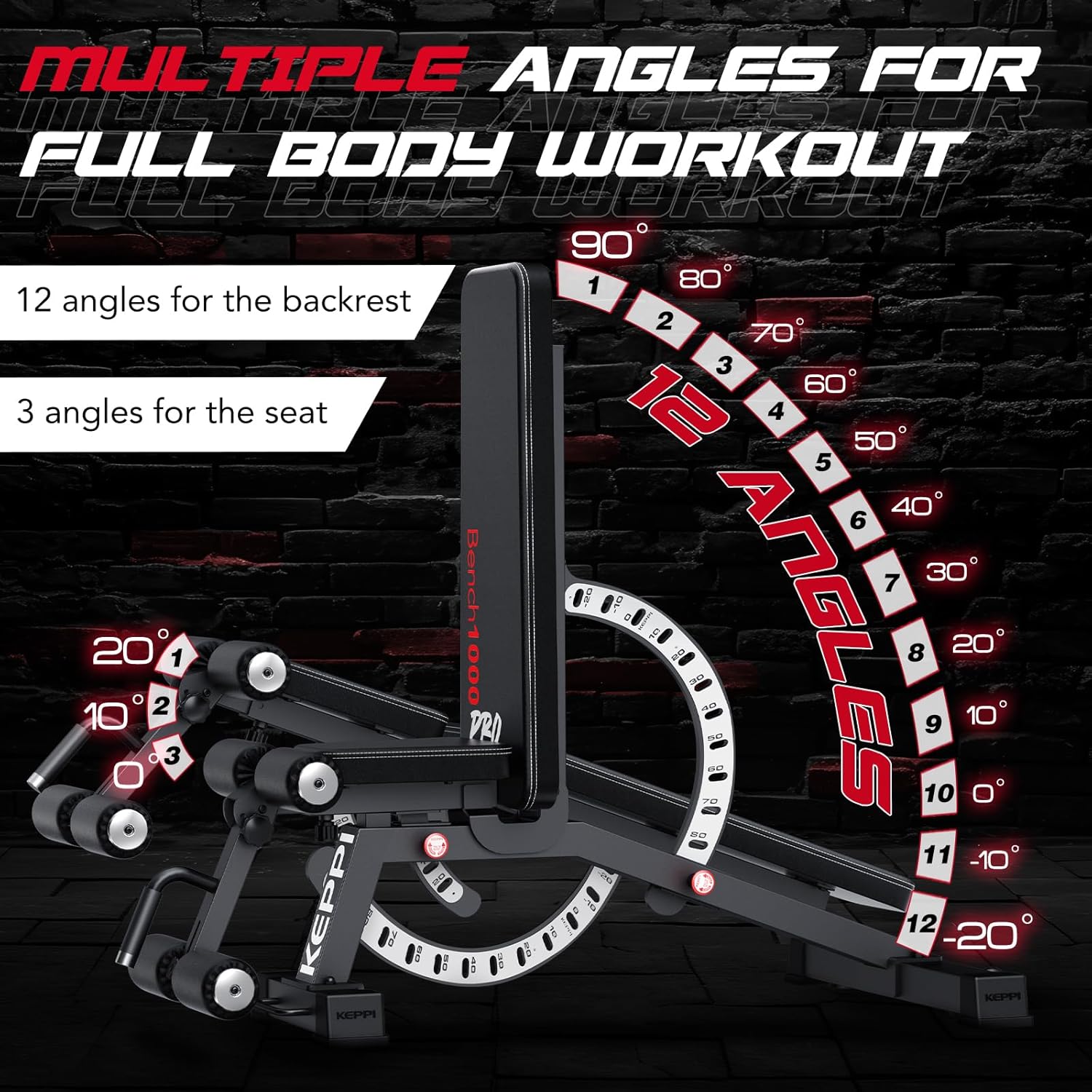 Banco de musculação para trein - Home Gym Weight Bench avaliação e preço